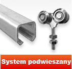 System przesuwny do bram podwieszanych